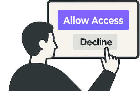 Allow Access Illustration